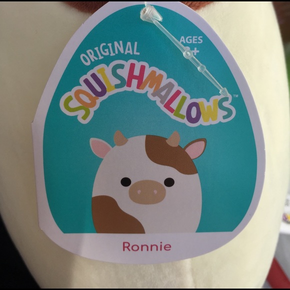NWT Ronnie the cow Squishmallow 8” - Picture 4 of 5